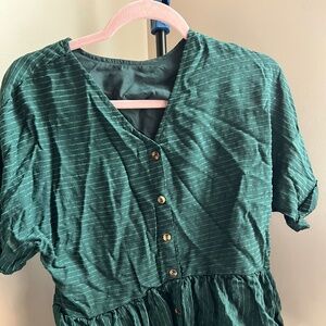 Cutest green peplum